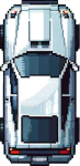 Grey Racing Car